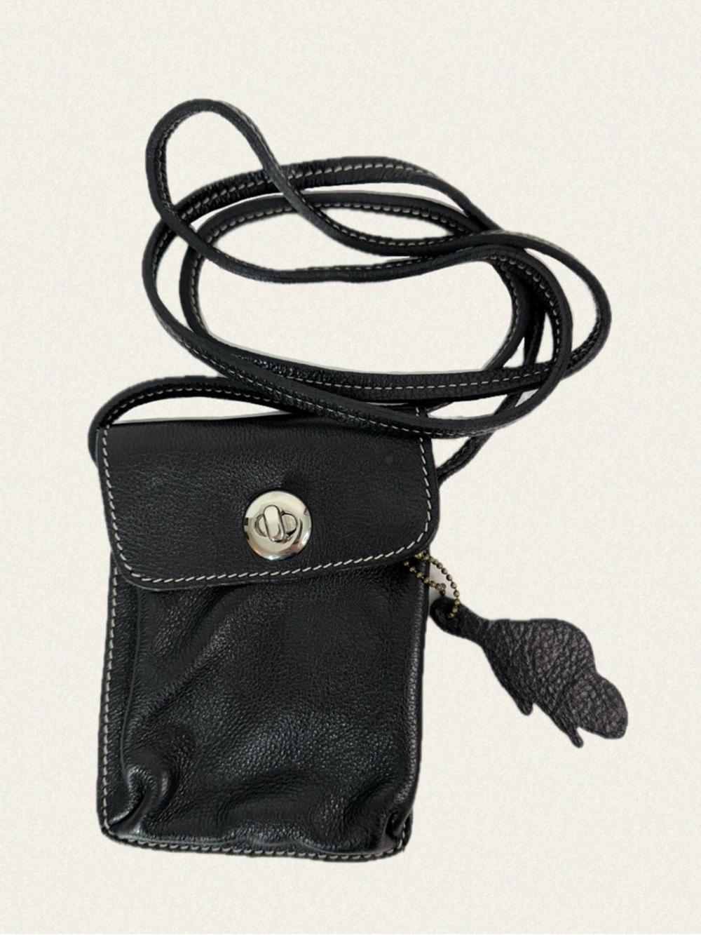 Roots Leather Mini Crossbody